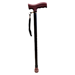 Livingstone Walking Stick, Aluminium, Black, Adult, Adjustable 68-90 cm, Withstand up to 100 kg, Each Each