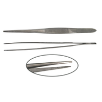 Livingstone Splinter Dissecting Forceps,11cm, 20 Grams, Fine Points, Narrow Body, Curved, Stainless Steel, Each Each