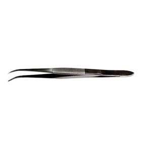 Livingstone Splinter Dissecting Forceps,11cm, 20 Grams, Fine Points, Narrow Body, Curved, Stainless Steel, Each Each