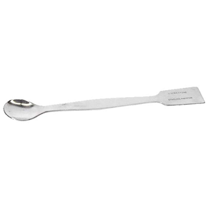 Aptaca Spatula, 180mm, Flat and Spoon Ends, Recyclable Polystyrene, 10 Pieces/Pack