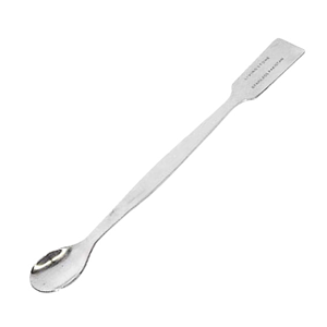 Aptaca Spatula, 180mm, Flat and Spoon Ends, Recyclable Polystyrene, 10 Pieces/Pack