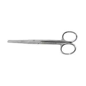 Livingstone Nurses Surgical Scissors, 13cm, 30 Grams, Blunt/Blunt, Straight, Stainless Steel, Each Each