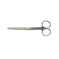 Livingstone Nurses Surgical Scissors, 13cm, 30 Grams, Blunt/Blunt, Straight, Stainless Steel, Each Each