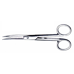 Livingstone Nurses Surgical Scissors, 13cm, 30 Grams, Blunt/Blunt, Straight, Stainless Steel, Each Each