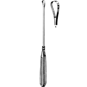 Uterine Curette Sims, 25cm, Sharp, Each Each