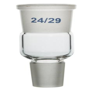 Monash Adapter, Expansion, Standard, Socket Joint 24/29, Cone 14/23, Borosilicate Glass, Australian, Each Each