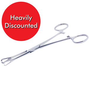 Yoop Forceps, Slotted, Rounded, with Catcher (baby), 6" Each