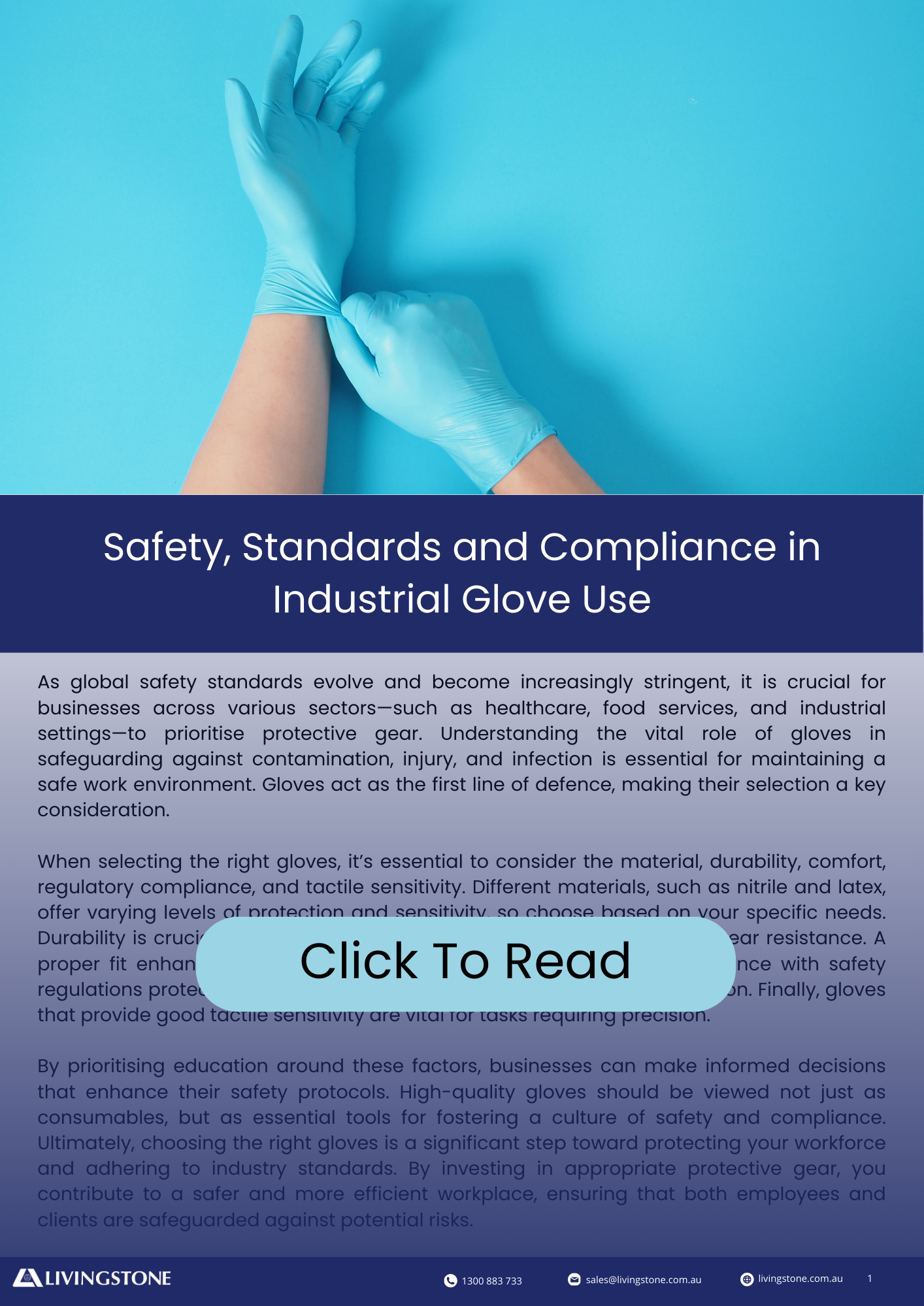 Decoding HACCP, AS/NZS and ASTM Glove Standards