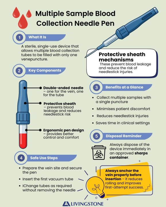 Multiple Sample Blood Collection Needle Pen
